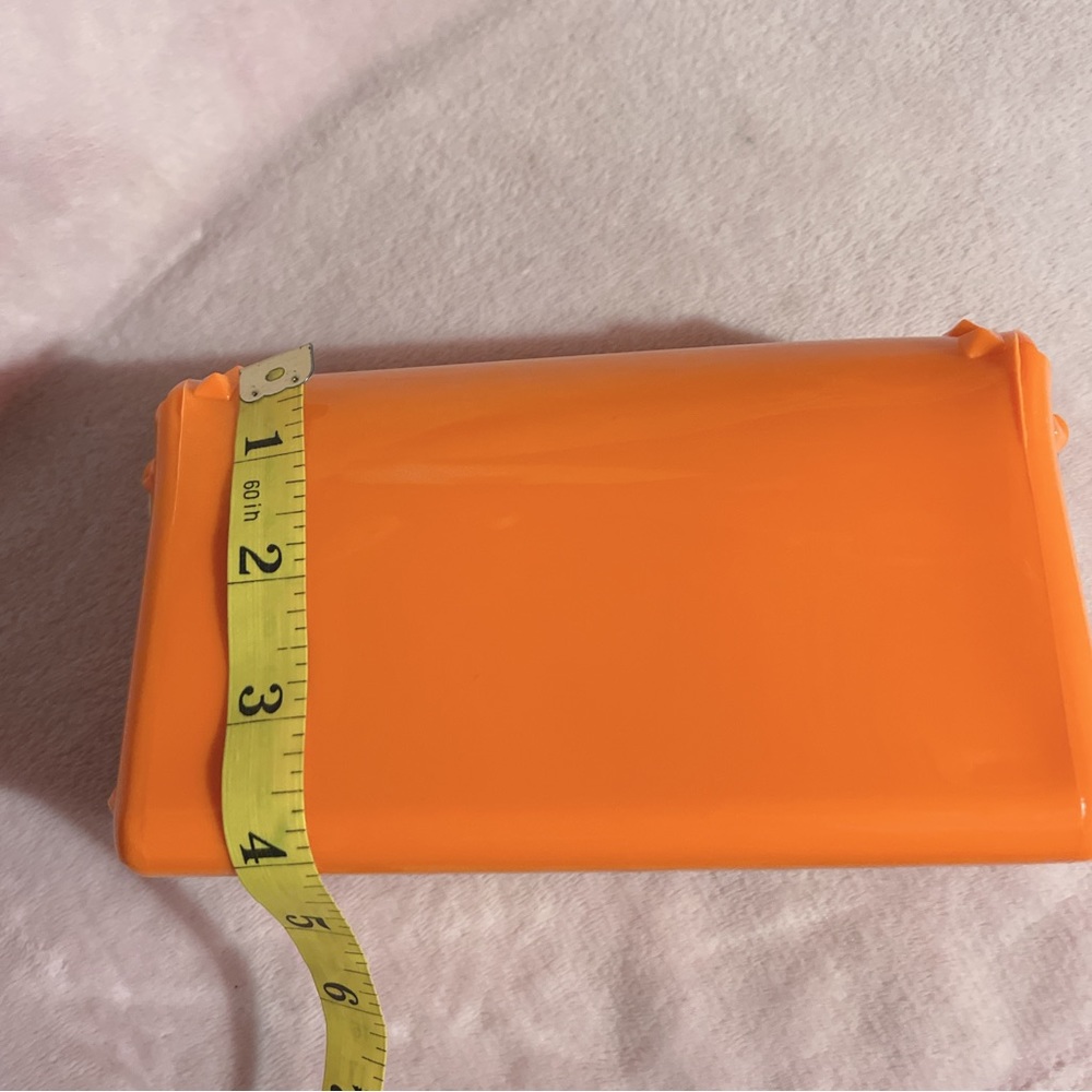 🎉HP!🎉 Orange Jelly Studded Crossbody Bag — NWOT - Picture 12 of 13
